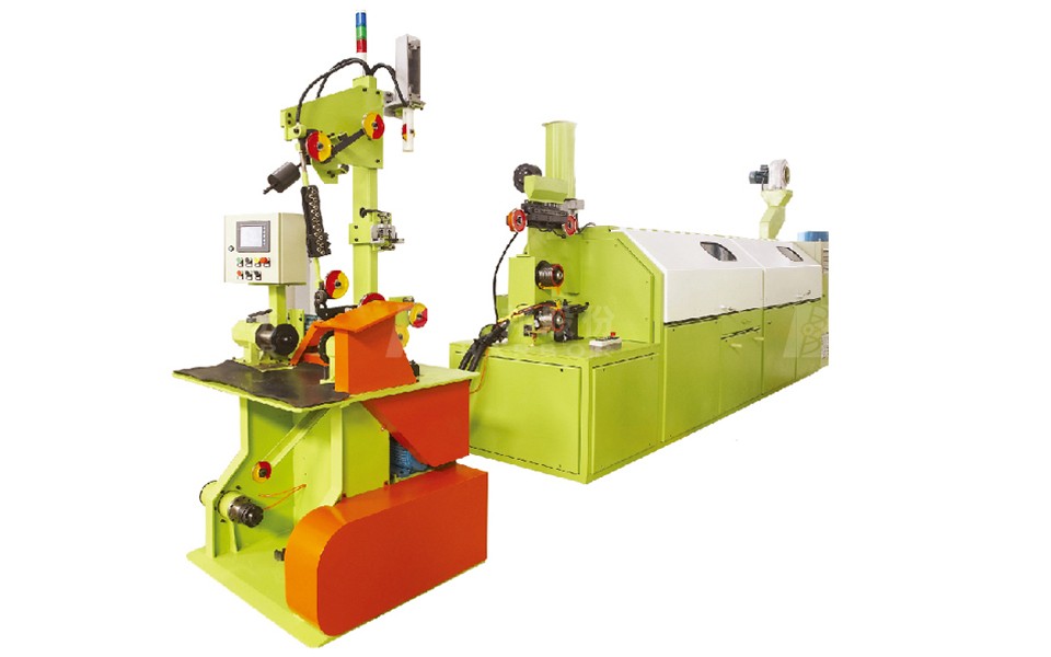 Wet wire drawing machine