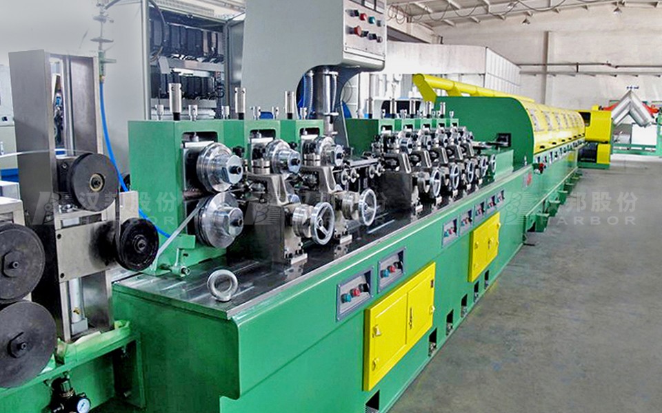 Flux cored wire production line