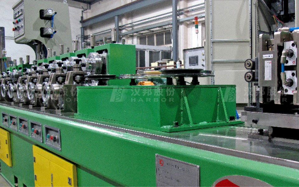 Flux cored wire production line