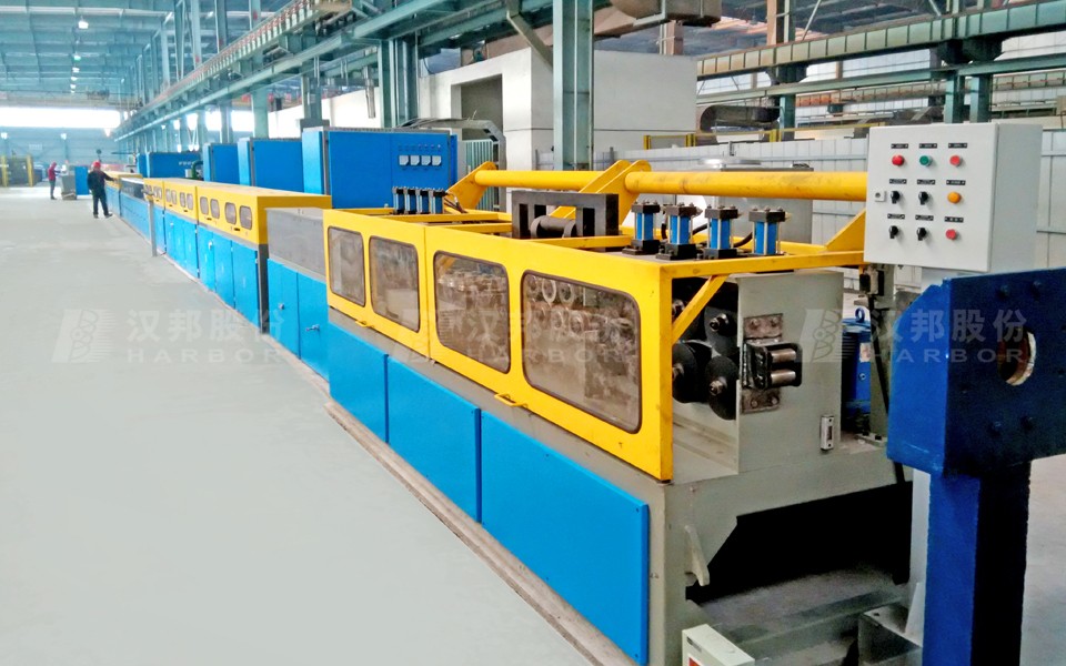 Oil quenching spring steel wire production line