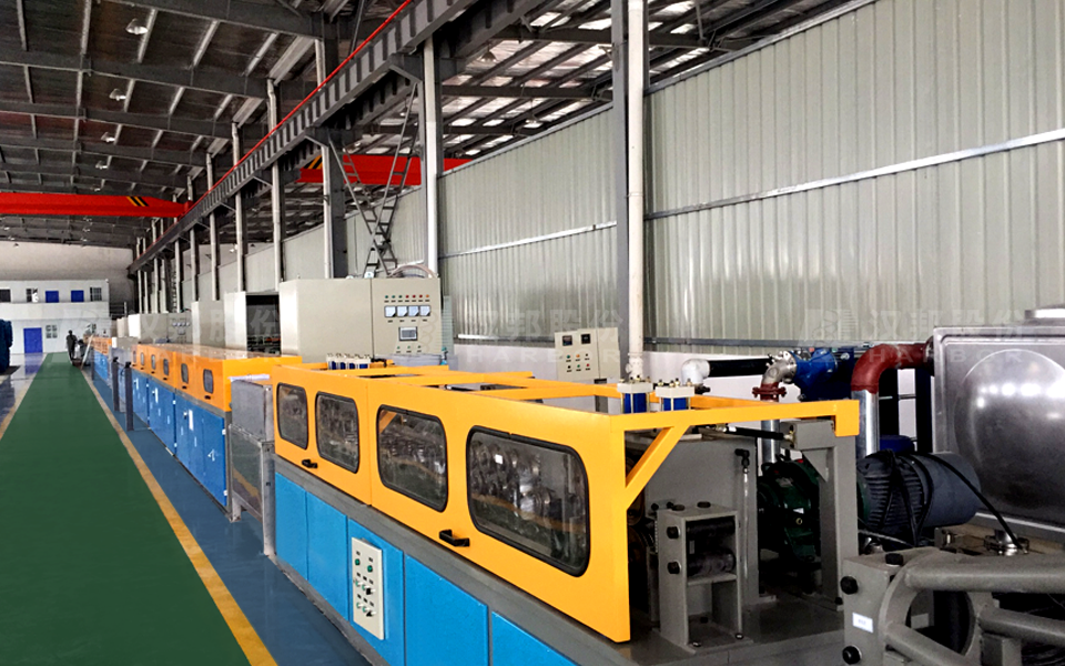 Oil quenching spring steel wire production line